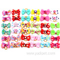 Colors Cat Dog Pet Head Flower Bow